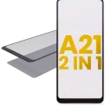2 in 1 Front Glass With OCA For Samsung Galaxy A21 (A215 / 2020)