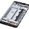 LCD Assembly With Frame For T-Mobile Revvl Plus (C3701A) (Refurbished) (Black)