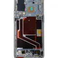 OLED Assembly With Frame For OnePlus 9 Pro (Non-Verizon 5G UW Frame) (Refurbished) (Morning Mist)