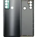 Back cover Glass For Motorola Moto E40 (XT2159 / 2021) (Carbon Gray)