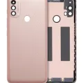 Back cover Glass For Motorola Moto E40 (XT2159 / 2021) (Pink Clay)