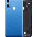 Back cover Glass For Motorola Moto E30 (XT2158-6 / 2021) (Digital Blue)
