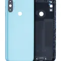 Back cover Glass For Motorola Moto E20 (XT2155 / 2021) (Blue)