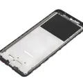 LCD-Frame For Motorola Moto E20 (XT2155 / 2021) (Black)