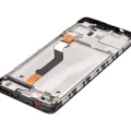 LCD Assembly With Frame For Motorola Moto G60 (XT2135 / 2021) (Refurbished) (Black)