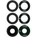 Back Camera Lens (Glass Only) With Adhesive For Motorola Moto G60S (XT2133 / 2021) (3 Piece Set)