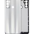 Back cover Glass For Motorola Moto G60 (XT2135 / 2021) (Silver)