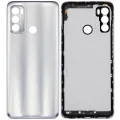 Back cover Glass For Motorola Moto G60 (XT2135 / 2021) (Silver)