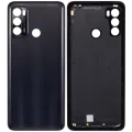 Back cover Glass For Motorola Moto G60 (XT2135 / 2021) (Black)
