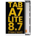 LCD Assembly Without Frame For Samsung Galaxy Tab A7 Lite 8.7" (T220) (2021) (WiFi Version) (Refurbished) (White)