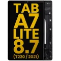 LCD Assembly With Frame For Samsung Galaxy Tab A7 Lite 8.7" (T220) (2021) (WiFi Version) (Refurbished) (Black)
