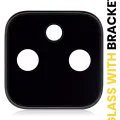 Скло камери з кріпленням для Google Pixel 5A 5G (Mostly Black)