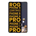 OLED Assembly Without Frame For Asus ROG Phone 5 (ZS673KS) / ROG Phone 6 / ROG Phone 6 Pro / ROG Phone 7 / ROG Phone 7 Pro (Refurbished) (All Colors)