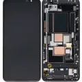 OLED Assembly With Frame For Asus ROG Phone 5 (ZS673KS) (Refurbished) (Phantom Black)