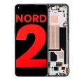 OLED Assembly With Frame For OnePlus Nord 2 5G (Aftermarket Plus) (Gray Sierra)