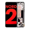OLED Assembly With Frame For OnePlus Nord 2 5G (Aftermarket Plus) (Blue Haze)