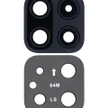 Back Camera Lens (Glass Only) With Adhesive For Samsung Galaxy F42 5G (E426 / 2021) (Matte Black)