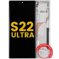 OLED Assembly With Frame For Samsung Galaxy S22 Ultra 5G (US & International Version) (Refurbished) (Phantom White)