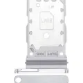 Dual Sim Card Tray For Samsung Galaxy S22 Ultra (White)