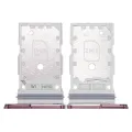 Dual Sim Card Tray For Samsung Galaxy S22 Ultra (Burgundy)