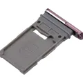 Single Sim Card Tray For Samsung Galaxy S22 Ultra 5G (Burgundy)