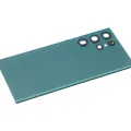 Back Cover Glass With Camera Lens For Samsung Galaxy S22 Ultra 5G (No Logo) (Aftermarket Plus) (Green)