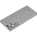 Back Cover Glass With Camera Lens For Samsung Galaxy S22 Ultra 5G (No Logo) (Aftermarket Plus) (Graphite)