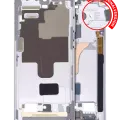 Mid-Frame Housing For Samsung Galaxy S22 Ultra 5G (International Version) (White)