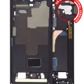 Mid-Frame Housing For Samsung Galaxy S22 Ultra 5G (US & International Version) (Phantom Black)