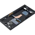 Mid-Frame Housing For Samsung Galaxy S22 Ultra 5G (US & International Version) (Phantom Black)