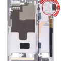 Mid-Frame Housing For Samsung Galaxy S22 Ultra 5G (US & International Version) (White)