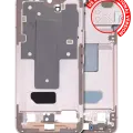 Mid-Frame Housing For Samsung Galaxy S22 5G (US & International Version) (Pink Gold)