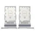 Dual Sim Card Tray For Samsung Galaxy S22 / S22 Plus (White)