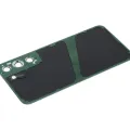 Back Cover Glass With Camera Lens For Samsung Galaxy S22 5G (No Logo) (Aftermarket Plus) (Sky Blue)