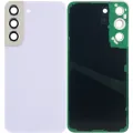 Back Cover Glass With Camera Lens For Samsung Galaxy S22 5G (No Logo) (Aftermarket Plus) (Violet)