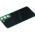 Back Cover Glass With Camera Lens For Samsung Galaxy S22 5G (No Logo) (Aftermarket Plus) (Violet)