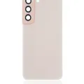 Back Cover Glass With Camera Lens For Samsung Galaxy S22 5G (No Logo) (Aftermarket Plus) (Pink Gold)