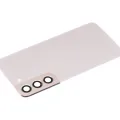 Back Cover Glass With Camera Lens For Samsung Galaxy S22 5G (No Logo) (Aftermarket Plus) (Pink Gold)