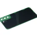 Back Cover Glass With Camera Lens For Samsung Galaxy S22 Plus 5G (No Logo) (Aftermarket Plus) (White)