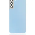 Back Cover Glass With Camera Lens For Samsung Galaxy S22 Plus 5G (No Logo) (Aftermarket Plus) (Sky Blue)
