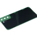 Back Cover Glass With Camera Lens For Samsung Galaxy S22 Plus 5G (No Logo) (Aftermarket Plus) (Sky Blue)