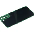 Back Cover Glass With Camera Lens For Samsung Galaxy S22 Plus 5G (No Logo) (Aftermarket Plus) (Graphite)