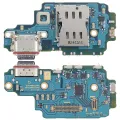 Плата зарядки з читачем SIM для Samsung Galaxy S22 Ultra 5G (S9080) (Dual Sim Version) (Premium)