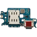 Charging Port Board With Sim Card Reader For Samsung Galaxy S22 5G (S9010) (Dual Sim Version) (Premium)