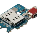 Charging Port Board With Sim Card Reader For Samsung Galaxy S22 5G (S9010) (Dual Sim Version) (Premium)