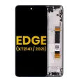 LCD Assembly With Frame For Motorola Edge 5G (XT2141 / 2021) (Refurbished) (Nebula Blue)