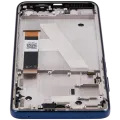 LCD Assembly With Frame For Motorola Edge 5G (XT2141 / 2021) (Refurbished) (Nebula Blue)
