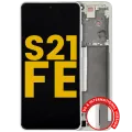 OLED Assembly With Frame For Samsung Galaxy S21 FE 5G (US & International) (Refurbished) (Olive Green)