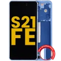 OLED Assembly With Frame For Samsung Galaxy S21 FE 5G (US & International) (Refurbished) (Navy)
