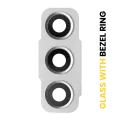 Back Camera Lens With Bezel Ring For Samsung Galaxy S21 FE 5G (White)